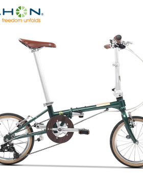 DAHON大行折叠自行车HAC653复古Board walk D5 16寸5速钢架单车