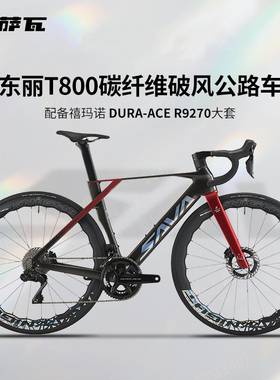 萨瓦SAVA全碳纤维天刺R9高端公路自行车R9270电子变速竞赛级赛车