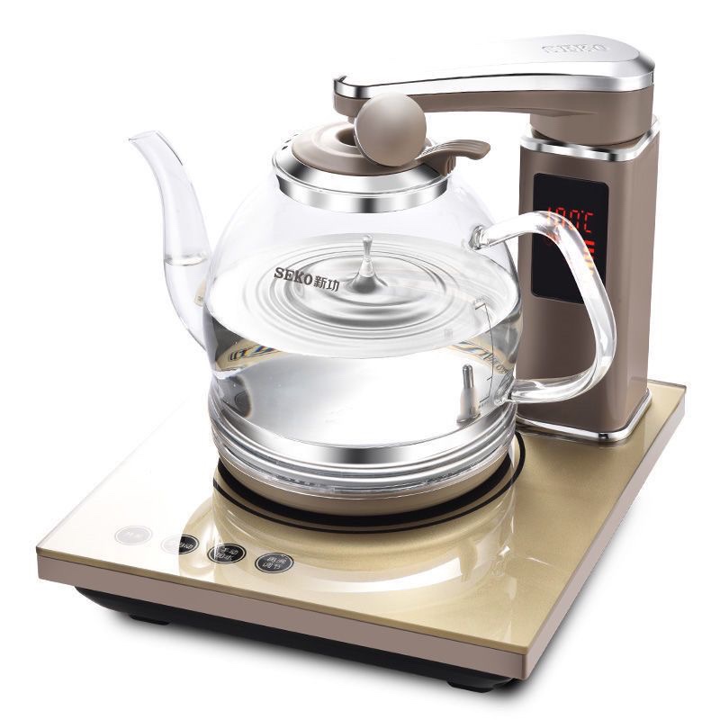 Seko/新功N68带遥控全自动上水电热水壶玻璃烧水壶电茶炉煮茶器