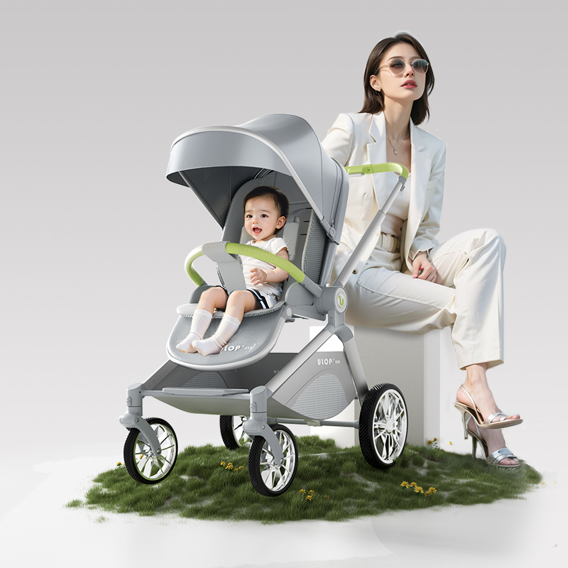 优乐博婴儿车可坐可躺遛娃神器