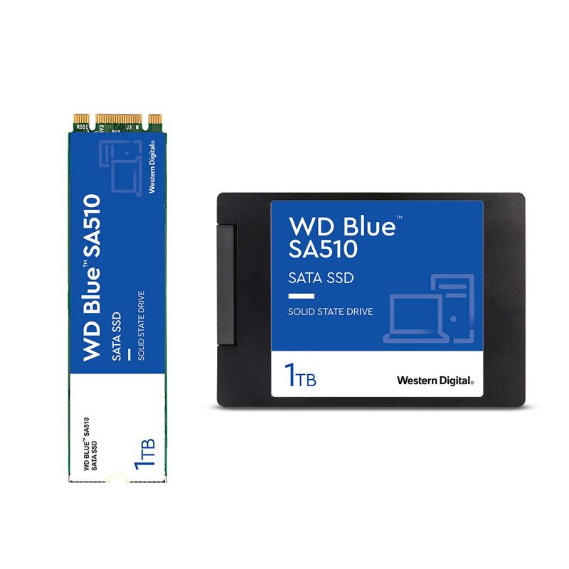 WD/西部数据 SA510 Blue 500G 1T 2T 4T 2.5寸 SATA3 SSD固态硬盘