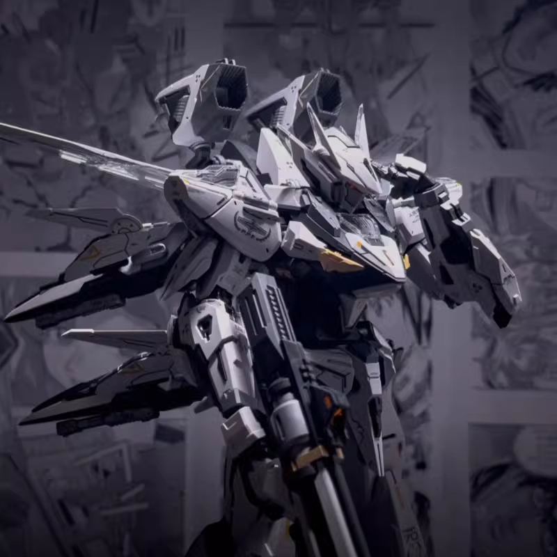 萝播动漫 白露 七零试 空战型 人形装甲战纪 合金 拼装模型