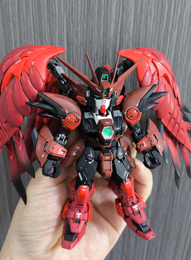 万代 MGSD飞翼零式 飞翼高达零式EW 艾比安配色 改 掉毛拼装模型