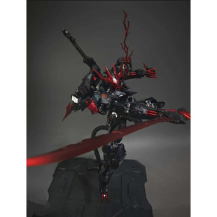 代工现货沃尔夫科技狼王黑红改色代工 合金骨架国创机甲拼装模型