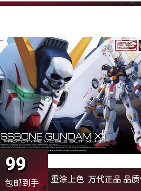 现货万代 RG 311/144 CROSSBONE 海盗高达模型海盗X 骷髅 X1 拼装