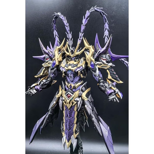 代工摩动核英勇级星甲魂将传 天魔缭乱吕布改色 合金骨架拼装模型