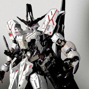 现货 万代高达MG1/100铁血的奥尔芬斯 维达尔白色恶魔配色 改色