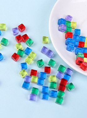 8mm桌游配件亚克力小方块token标记桌游指示物实用计数器米宝零件