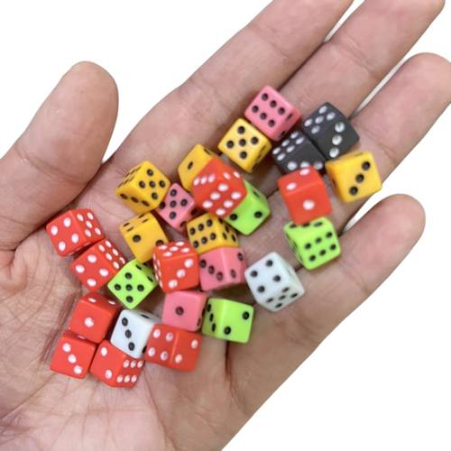 8#方角特小号骰子迷你方角骰子色子拼图用/平面模型设计DIY手工设