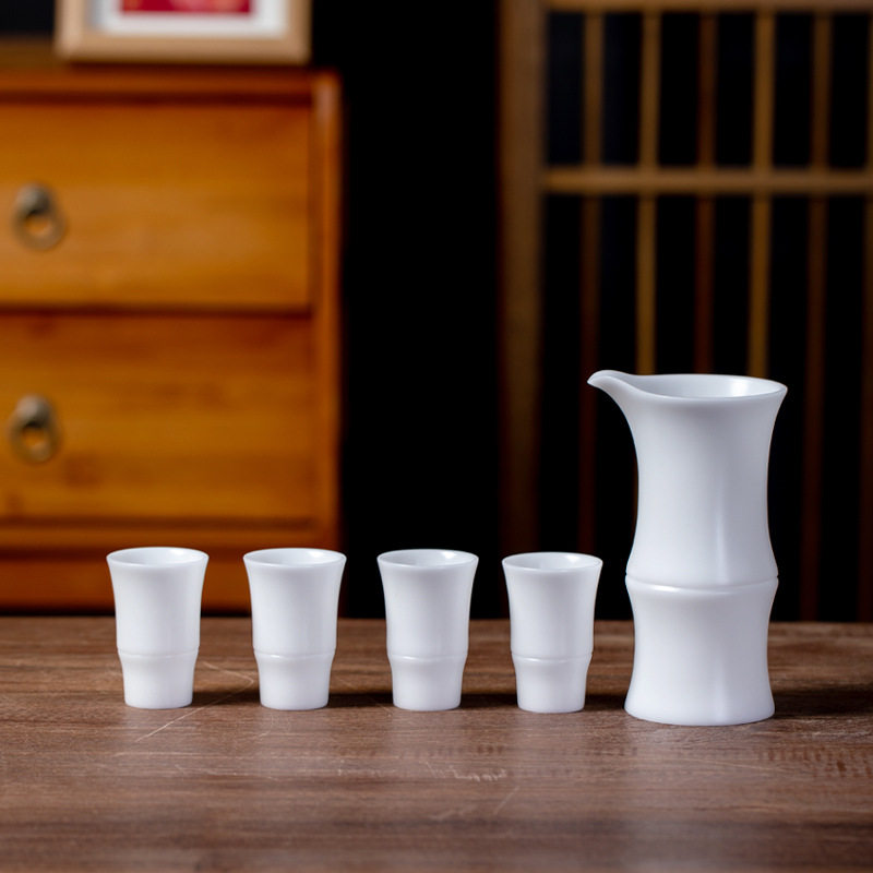 冰种陶瓷酒具白酒杯套装家用仿古创意分酒器黄酒清酒壶小酒盅logo