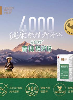 金像青稞预拌粉1kg青稞馒头大饼