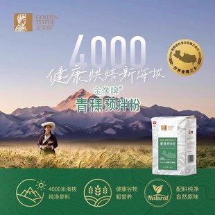 金像牌青稞预拌粉1kg西藏无稃大麦适用于青稞馒头大饼面条饺子