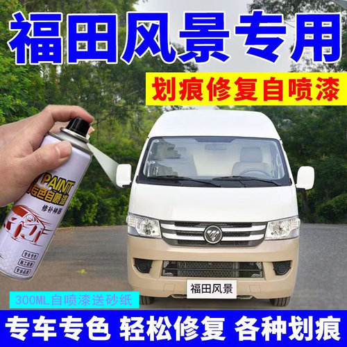 福田风景G579自喷漆银色白棕