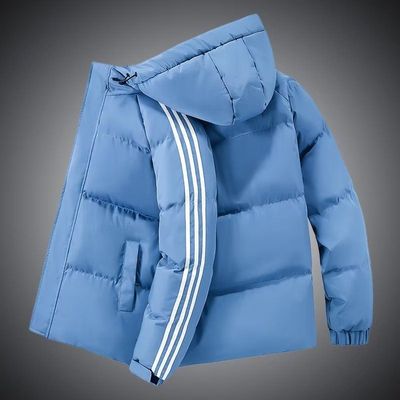 ins港风宽松情侣连帽棉衣男士24春秋季加厚棉服棉袄外套冬装