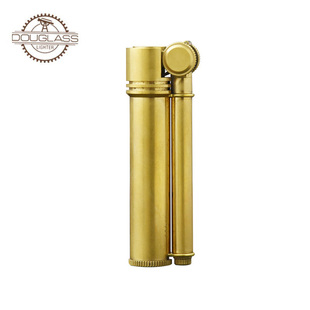 日本进口正品道格拉斯煤油打火机老式便携黄铜砂轮创意生日礼物男