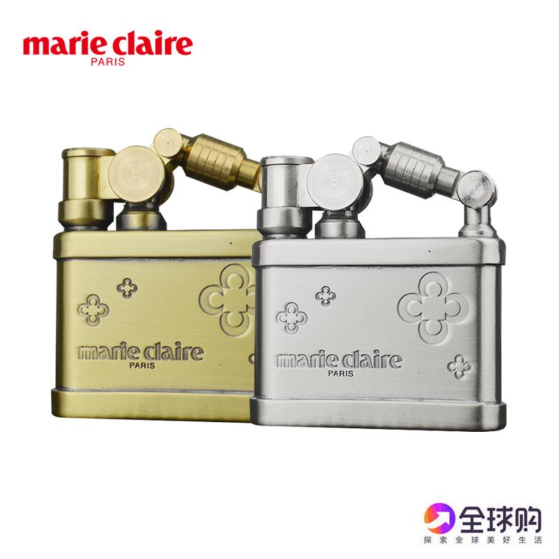 日本原装进口marie claire嘉人时尚品牌个性高原按压式打火机礼品