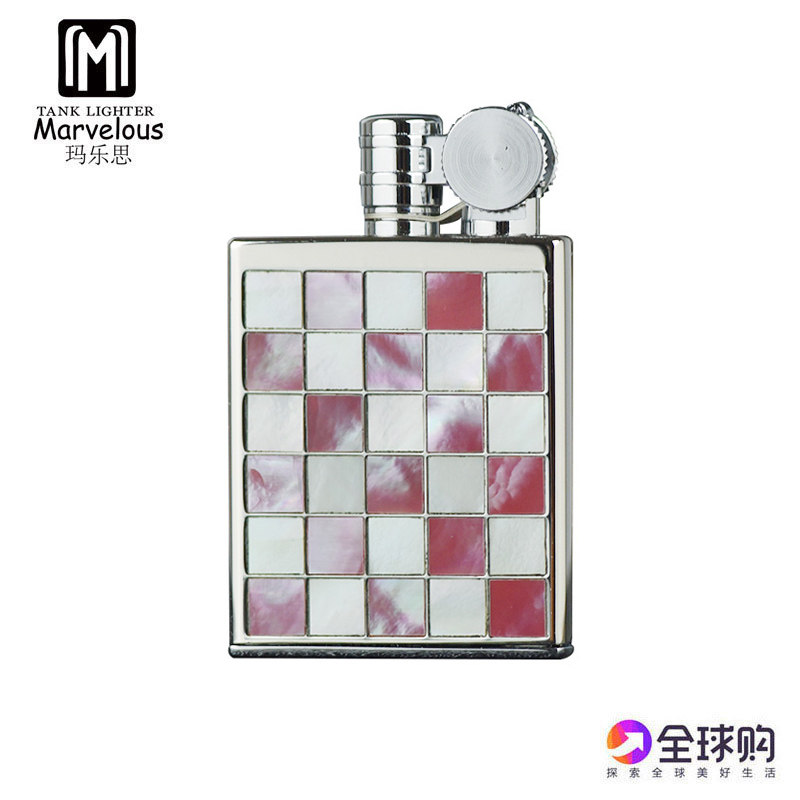 日本原装玛乐思marvelous进口煤油机天然贝壳收藏级高档礼品烟具