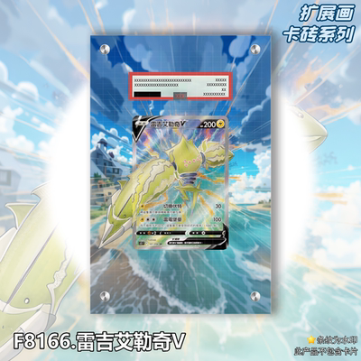 雷吉艾勒奇V扩展画宝可梦卡牌PSA评级卡亚克力卡套PTCG透明展示框