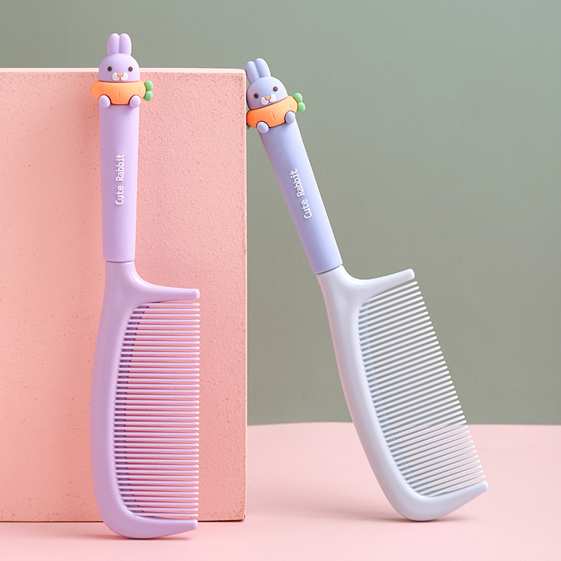 可爱直发梳卡通女童细齿