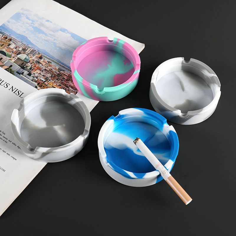 烟灰缸创意个性潮流硅胶软时尚烟盅家居摆件ins风抗摔耐用耐高温