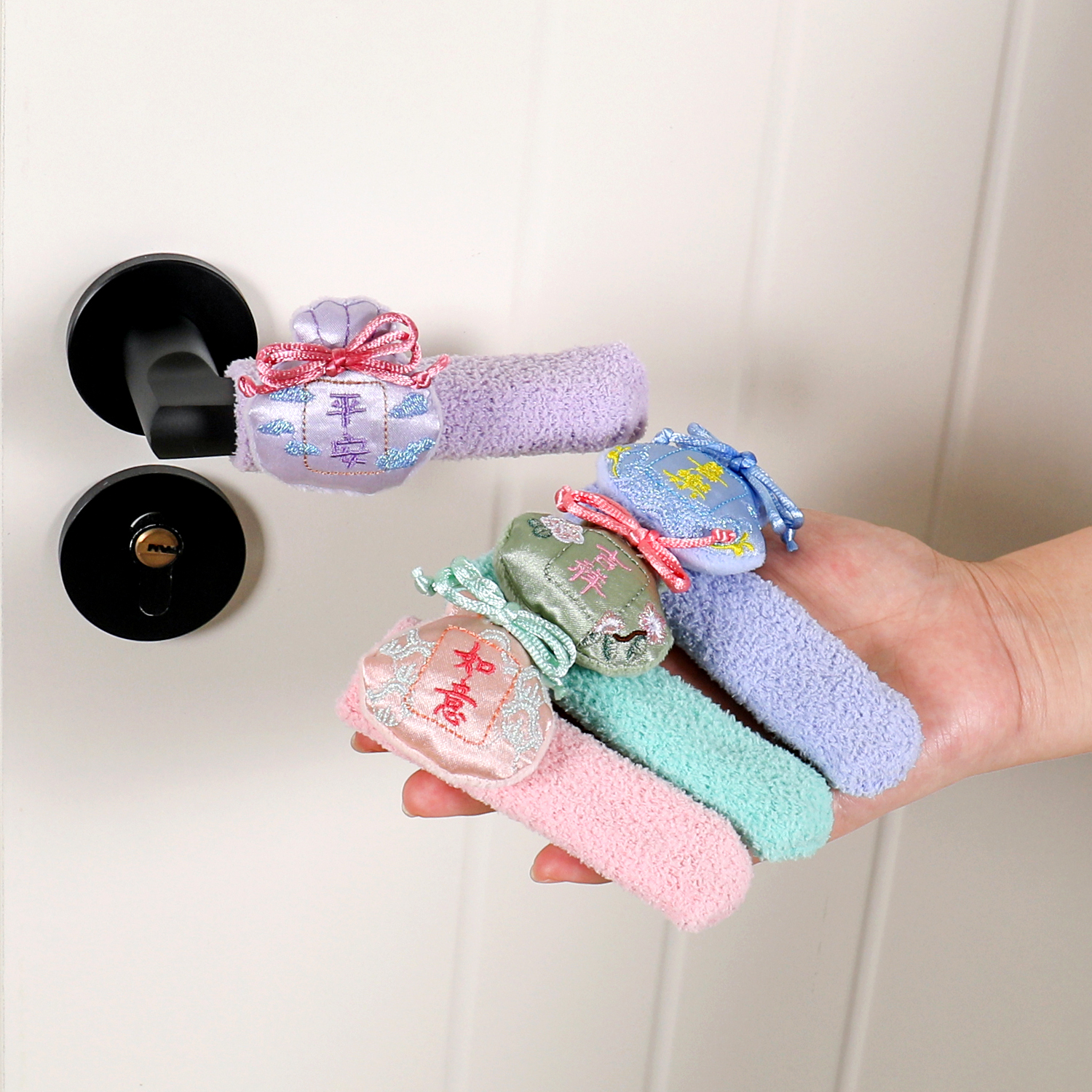 吉祥门把手卡通保护套2025