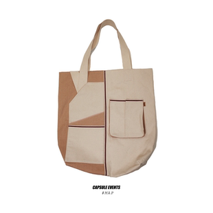 多口袋工装 进口赤耳双拼白牛仔 帆布袋 EVENTS胶囊事件 CAPSULE