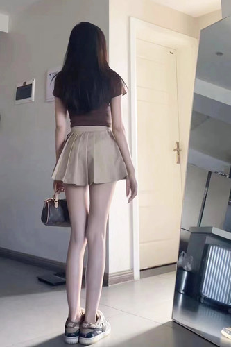 辣妹超短高腰百搭风半身裙
