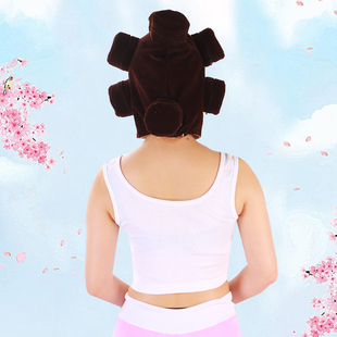 全铜头部艾灸帽脑部耳部无烟加厚纯铜艾灸盒7孔头部艾灸器