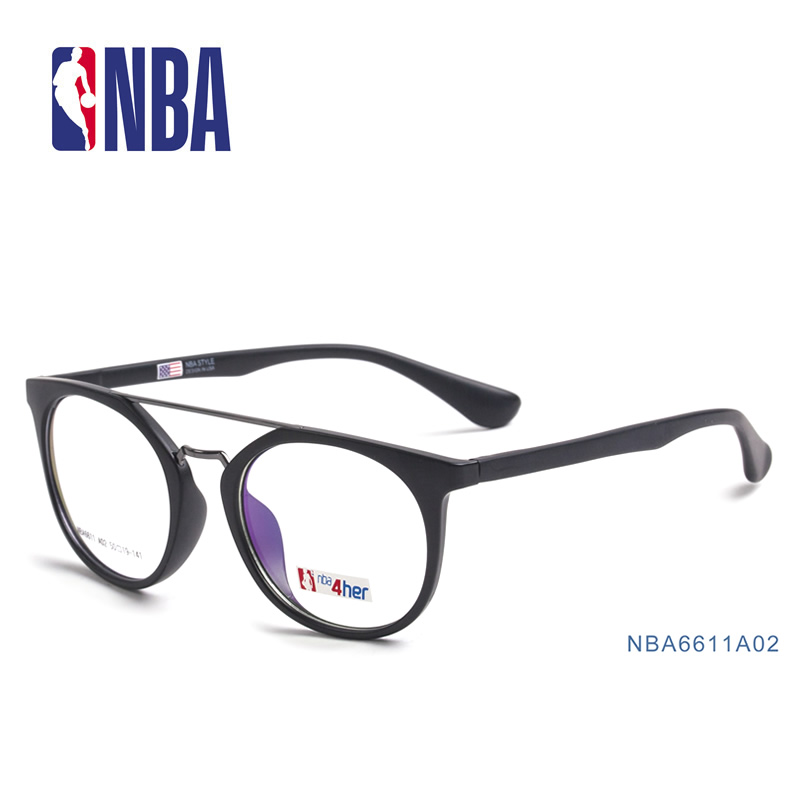 NBA6611 男女潮款记忆近视眼镜框架复古大黑框个性平光全框可试戴