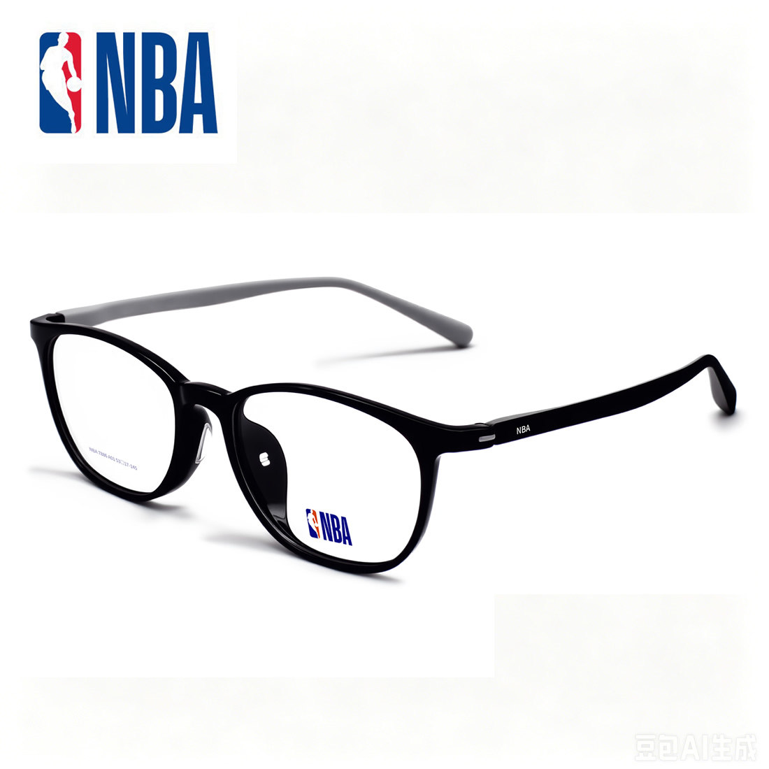 NBA7886 气囊鼻垫脚套舒适眼镜架帅男女时尚通用全框板材超轻护眼