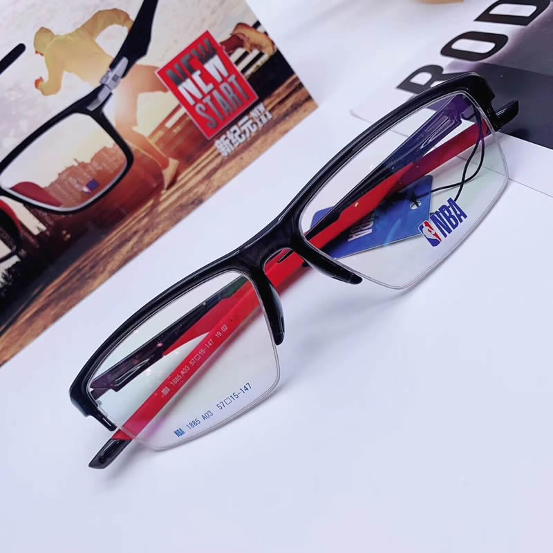 NBA1885 运动眼镜架男女休闲复古框亮色潮镜大半框舒适不变形质感