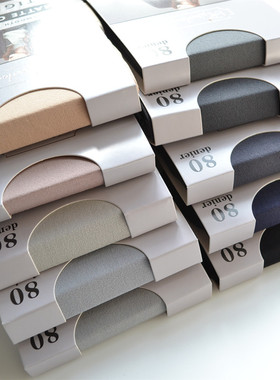 80D丝滑哑光天鹅绒连裤袜春秋中厚 防勾丝袜薄款日系灰色打底袜女