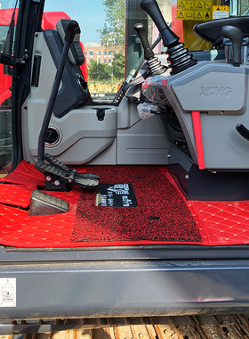 山推挖土机脚踏垫山推SE60 SE210W SE215履帶式挖掘机驾驶室地垫