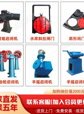 水库闸门DN300 DN400 DN500扇形转动闸门DN800高压水库铸铁闸门