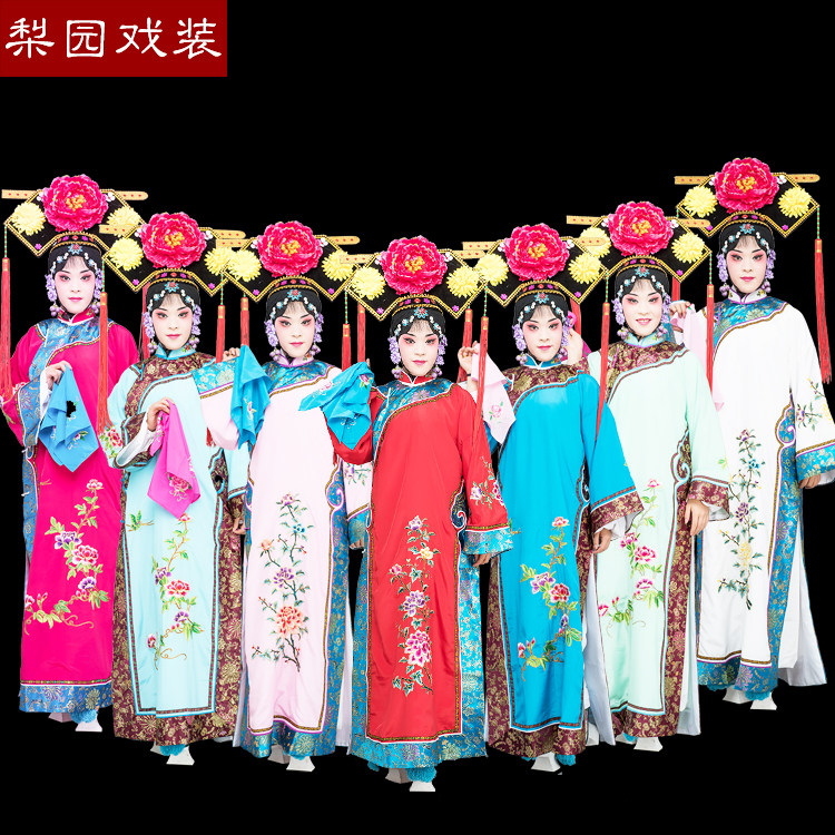 越剧公主风清朝皇后旗袍折不断