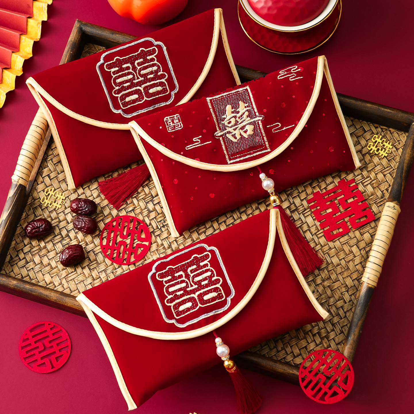 结婚专用万元利是封红包敬茶喜包