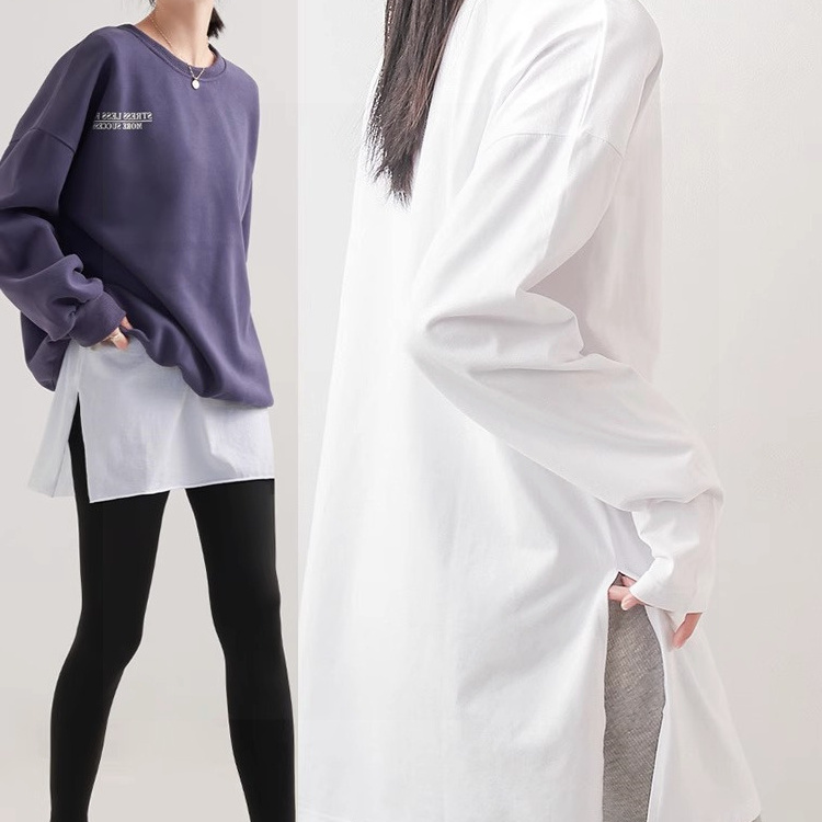 T恤女纯棉内搭打底衫宽松上衣