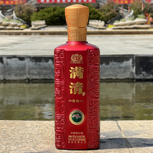 【2023年生产】满清烧锅酒浓香型42度500ml临江白酒纯粮食酒