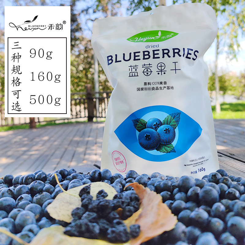 通化禾韵蓝莓干蓝莓果干长白山儿童零食休闲特色小吃（蜜饯类）
