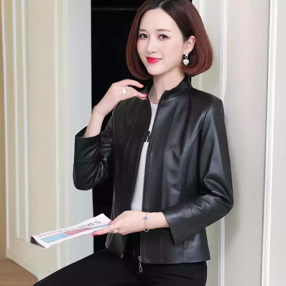 今年流行特惠海宁真皮皮衣女2026秋冬新短款优雅显瘦大码头层绵羊