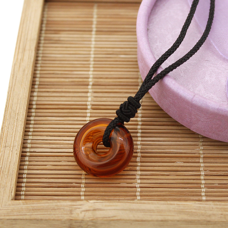 免塞精油瓶项链琉璃散香小巧玻璃