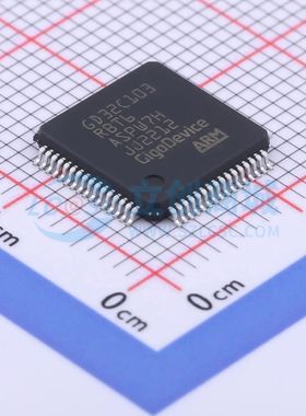 全新原装 GD32C103RBT6 封装 LQFP-64(10x10) 单片机(MCU/MPU/SOC