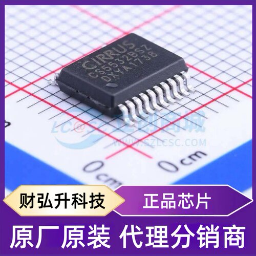 原装正品 CS5532BSZ 封装SSOP-20-208mil 模数转换芯片ADC