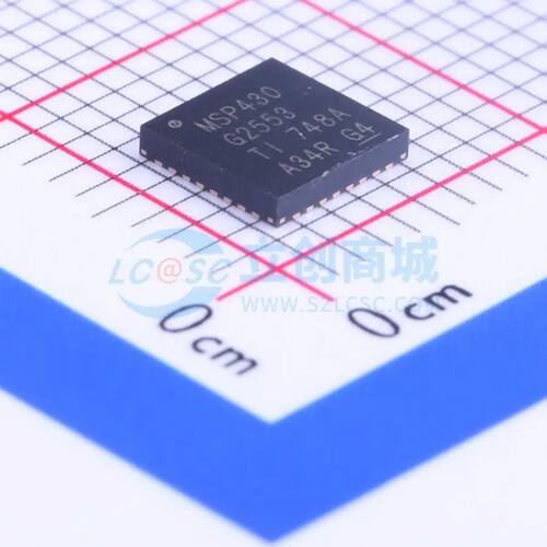 原装正品 MSP430G2553IRHB32R 封装QFN-32-EP(5x5) 单片机(MCU/MP