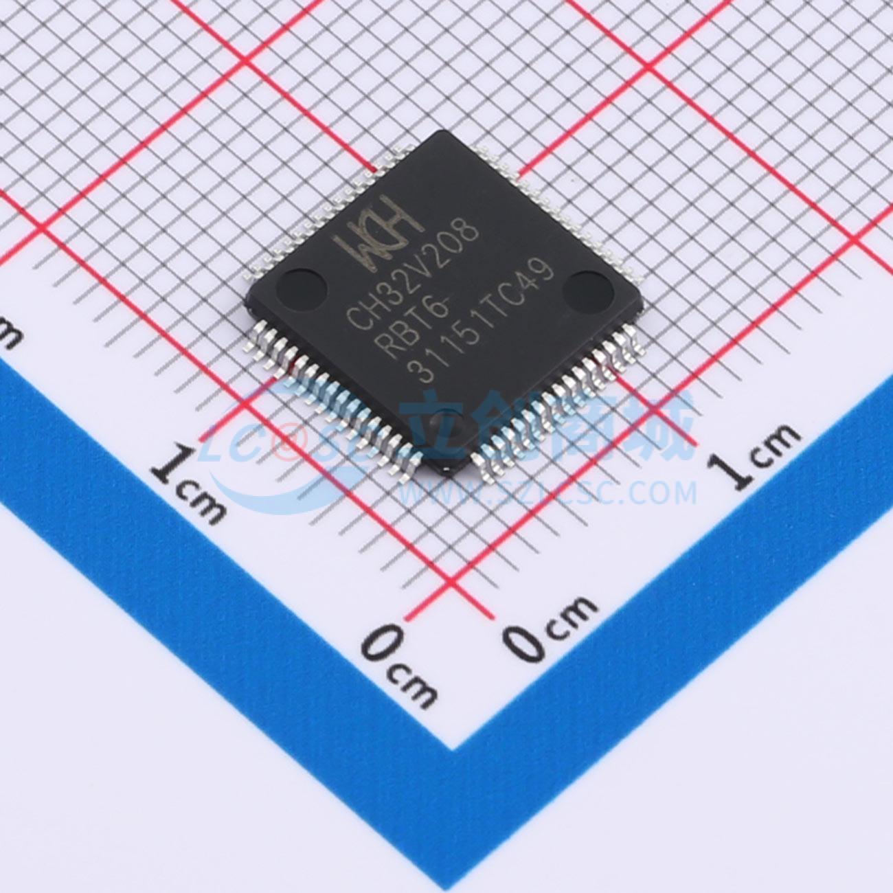 CH32V208RBT6 LQFP-64M(10x10) 单片机(MCU/MPU/SOC)