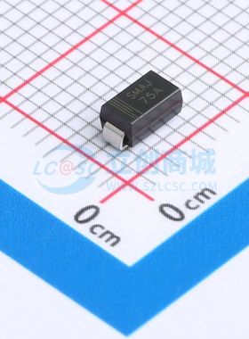 原装正品 SMAJ75A 封装SMAG 静电和浪涌保护(TVS/ESD)