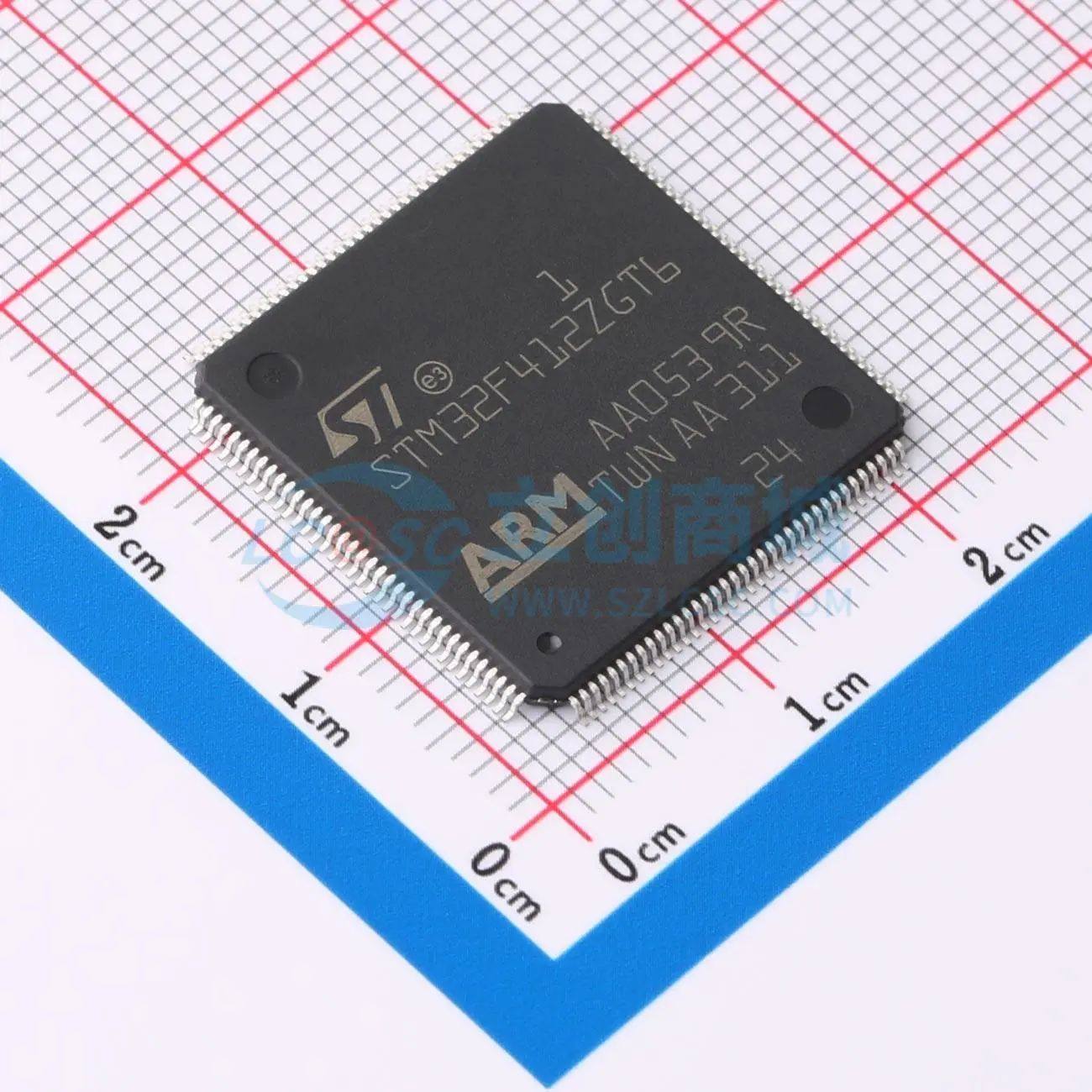 原装正品 STM32F412ZGT6 封装LQFP-144(20x20) 单片机(MCU/MPU/SO