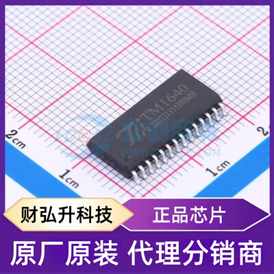 全新原装 TM1640(TA2103) 封装 SOP-28 数码管驱动