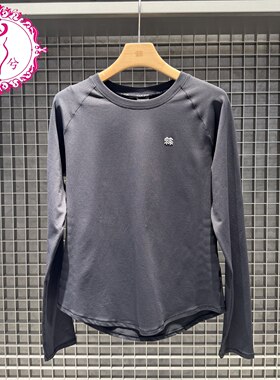 KOLON SPORT可隆2026春女士户外休闲一体织圆领长袖T恤LKRT6SN052