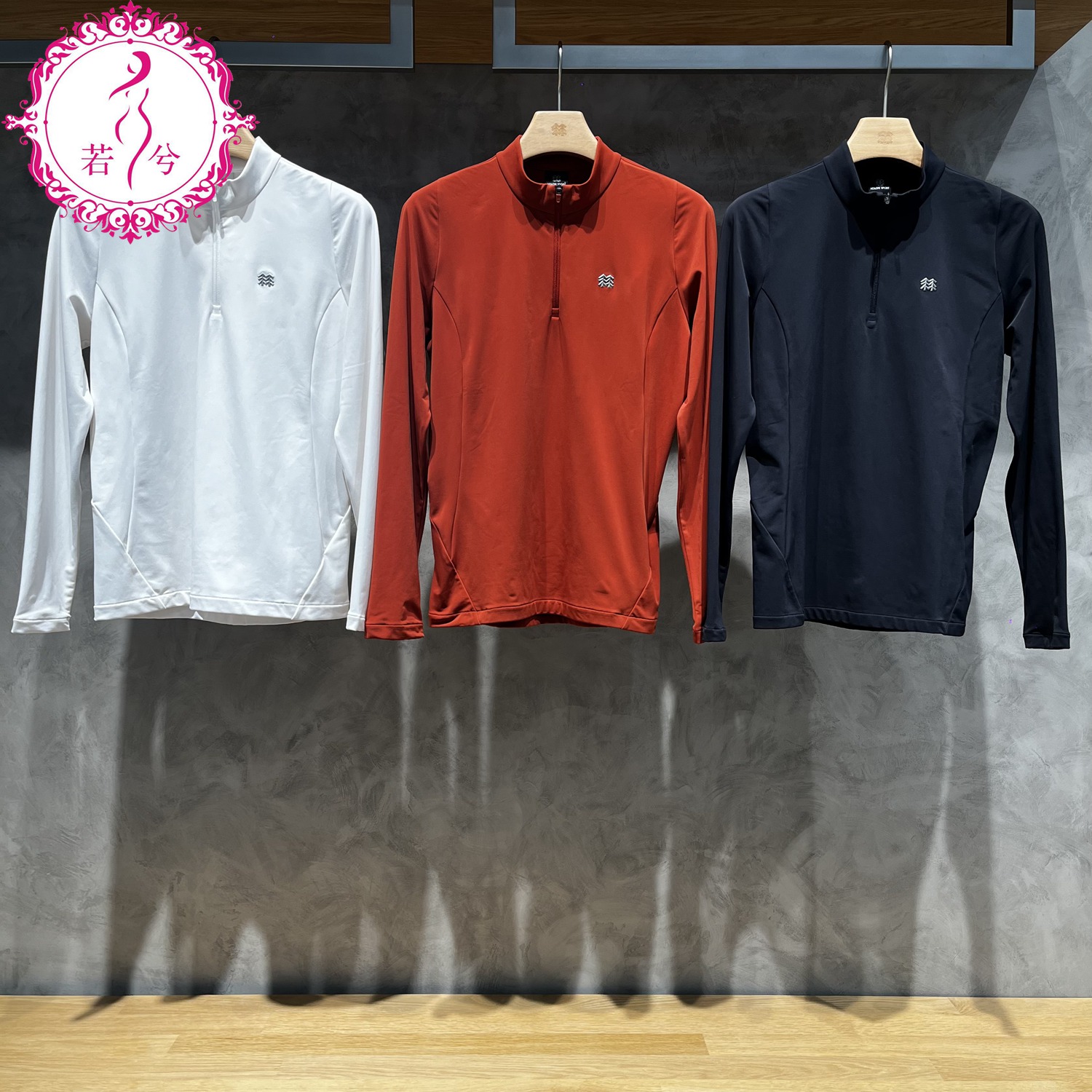 KOLON SPORT可隆2025秋季女士休闲运动立领半拉链卫衣LKZT5WN082